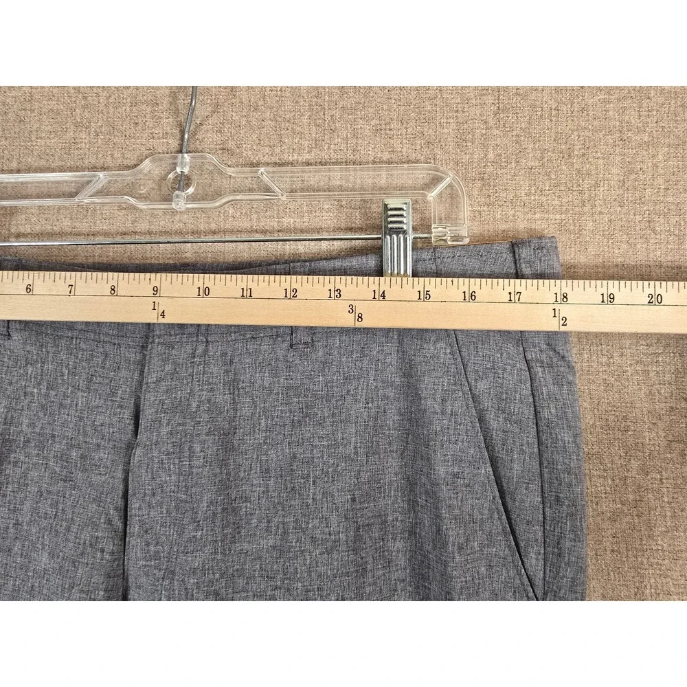Ben Hogan Performance Mens Grey Heather Golf Pants 36x32Stretch Moisture Wicking